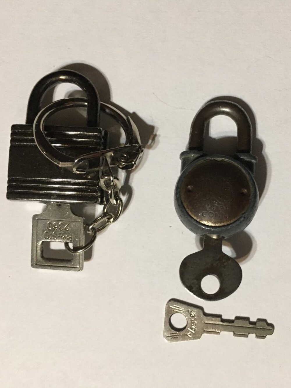 LOT OF 3 MINI LOCKS PRESTO 2360 WALSCO 95